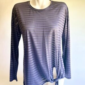 New Lululemon Grey Long Sleeve Top size M